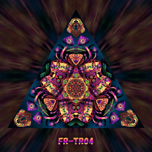 FR-TR04 - UV-Reactive Fluorescent Triangle - Design Preview