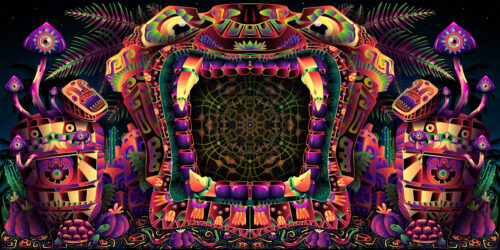 Fungal Rift - Psychedelic Art by Andrei Verner