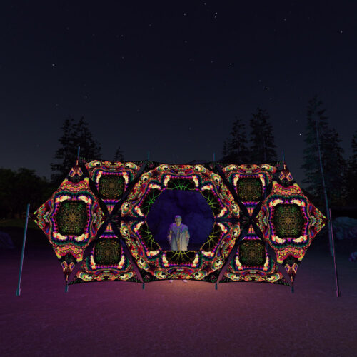 Fungal Rift - Donut DJ-Stage - V1 - 3D-Preview