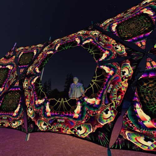 Fungal Rift - Donut DJ-Stage - V1 - 3D-Preview