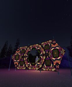 Fungal Rift - Donut DJ-Stage - V1 - 3D-Preview