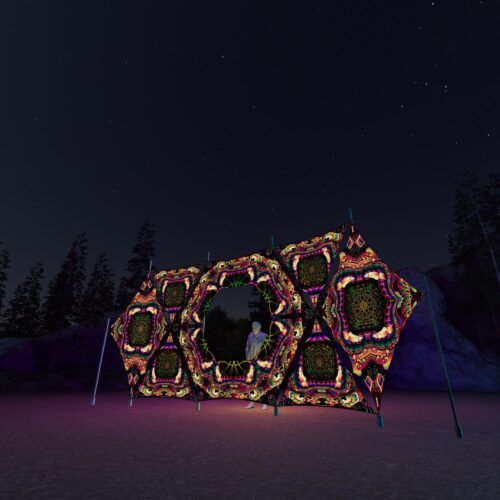 Fungal Rift - Donut DJ-Stage - V1 - 3D-Preview