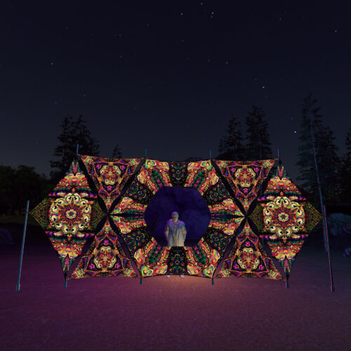 Fungal Rift - Donut DJ-Stage - V2 - 3D-Preview