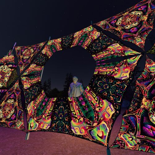 Fungal Rift - Donut DJ-Stage - V2 - 3D-Preview