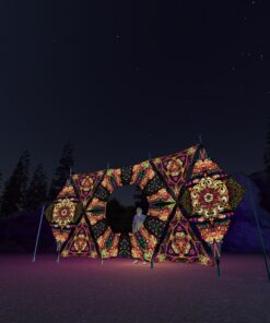 Fungal Rift - Donut DJ-Stage - V2 - 3D-Preview