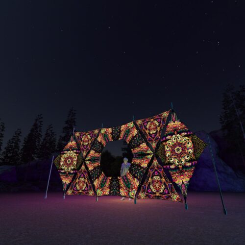 Fungal Rift - Donut DJ-Stage - V2 - 3D-Preview