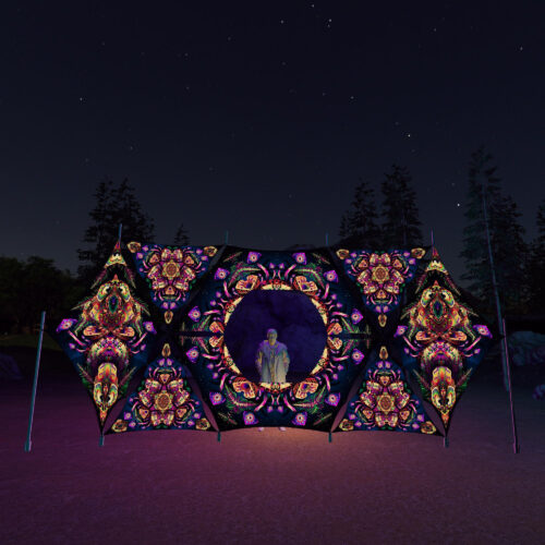 Fungal Rift - Donut DJ-Stage - V4 - 3D-Preview