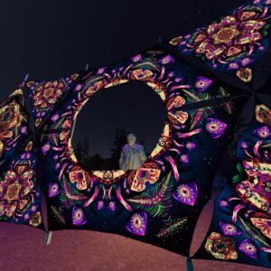 Fungal Rift - Donut DJ-Stage - V4 - 3D-Preview