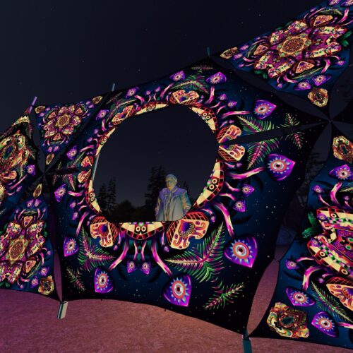 Fungal Rift - Donut DJ-Stage - V4 - 3D-Preview