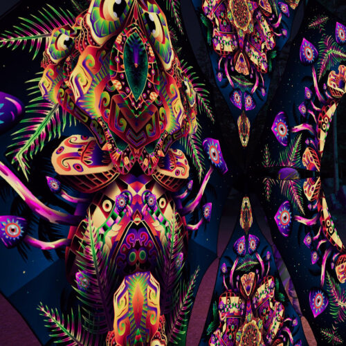 Fungal Rift - Donut DJ-Stage - V4 - 3D-Preview