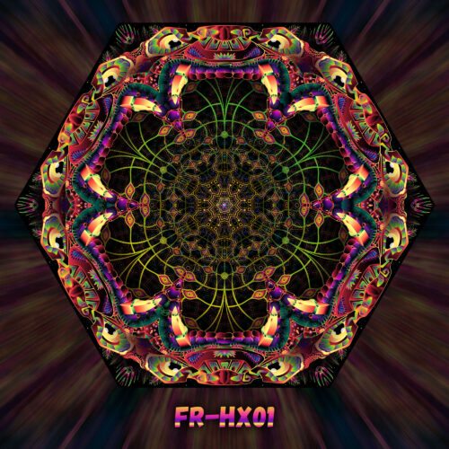 FR-HX01 - UV-Reactive Fluorescent Triangle - Design Preview