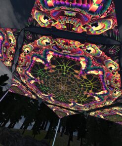 Fungal Rift - FR-HX01 and FR-TR01 - 1 UV-Hexagon and 6 UV-Triangles Canopy - 3D-Preview