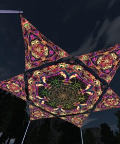 Fungal Rift - FR-HX01 and FR-TR02 - 1 UV-Hexagon and 6 UV-Triangles Canopy - 3D-Preview
