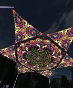 Fungal Rift - FR-HX01 and FR-TR03 - 1 UV-Hexagon and 6 UV-Triangles Canopy - 3D-Preview