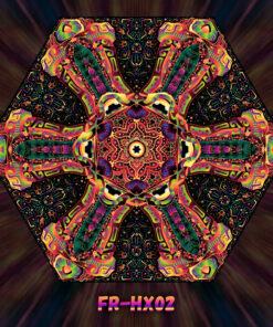 FR-HX02 - UV-Reactive Fluorescent Triangle - Design Preview