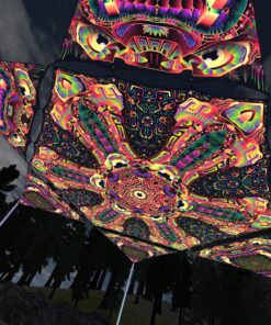 Fungal Rift - FR-HX02 and FR-TR01 - 1 UV-Hexagon and 6 UV-Triangles Canopy - 3D-Preview