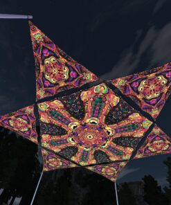 Fungal Rift - FR-HX02 and FR-TR02 - 1 UV-Hexagon and 6 UV-Triangles Canopy - 3D-Preview