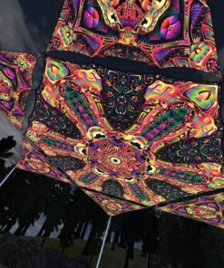 Fungal Rift - FR-HX02 and FR-TR02 - 1 UV-Hexagon and 6 UV-Triangles Canopy - 3D-Preview