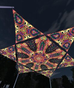 Fungal Rift - FR-HX02 and FR-TR03 - 1 UV-Hexagon and 6 UV-Triangles Canopy - 3D-Preview