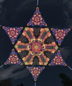 Fungal Rift - FR-HX02 and FR-TR04 - 1 UV-Hexagon and 6 UV-Triangles Canopy - 3D-Preview