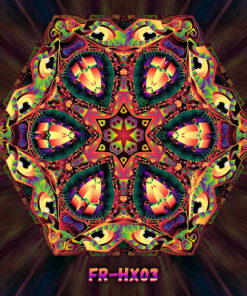 FR-HX03 - UV-Reactive Fluorescent Triangle - Design Preview