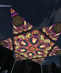 Fungal Rift - FR-HX03 and FR-TR01 - 1 UV-Hexagon and 6 UV-Triangles Canopy - 3D-Preview