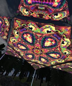 Fungal Rift - FR-HX03 and FR-TR01 - 1 UV-Hexagon and 6 UV-Triangles Canopy - 3D-Preview