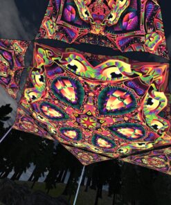 Fungal Rift - FR-HX03 and FR-TR02 - 1 UV-Hexagon and 6 UV-Triangles Canopy - 3D-Preview