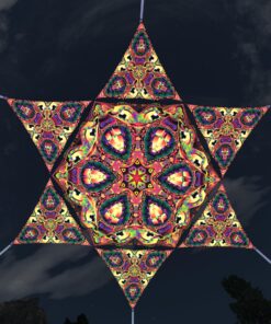 Fungal Rift - FR-HX03 and FR-TR03 - 1 UV-Hexagon and 6 UV-Triangles Canopy - 3D-Preview