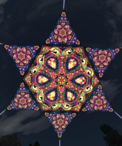 Fungal Rift - FR-HX03 and FR-TR04 - 1 UV-Hexagon and 6 UV-Triangles Canopy - 3D-Preview