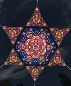 Fungal Rift - FR-HX04 and FR-TR02 - 1 UV-Hexagon and 6 UV-Triangles Canopy - 3D-Preview