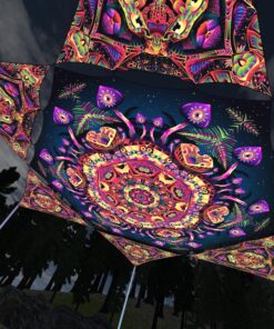 Fungal Rift - FR-HX04 and FR-TR02 - 1 UV-Hexagon and 6 UV-Triangles Canopy - 3D-Preview