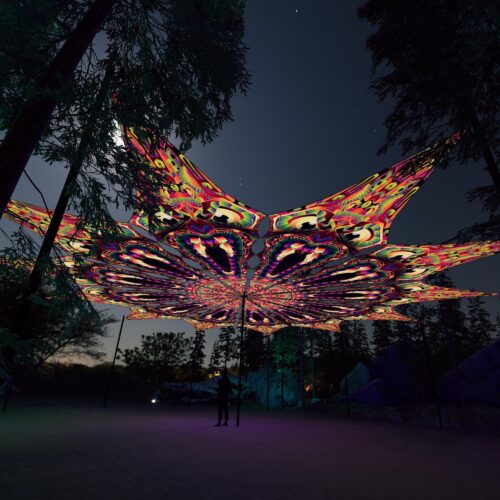 Fungal Rift - FR-PT01 - 12 UV-Petals Psychedelic Canopy - 3D-Preview