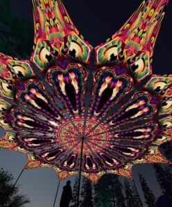 Fungal Rift - FR-PT01 - 12 UV-Petals Psychedelic Canopy - 3D-Preview