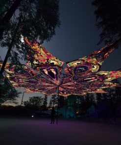 Fungal Rift - FR-PT01 and FR-PT02 - 12 UV-Petals Psychedelic Canopy - 3D-Preview
