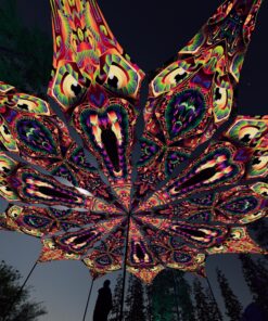 Fungal Rift - FR-PT01 and FR-PT02 - 12 UV-Petals Psychedelic Canopy - 3D-Preview