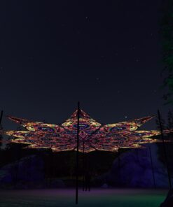 Fungal Rift - FR-PT02 - 12 UV-Petals Psychedelic Canopy - 3D-Preview