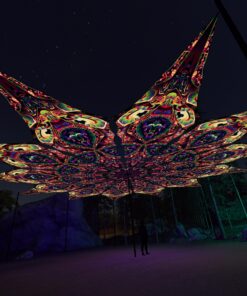Fungal Rift - FR-PT02 - 12 UV-Petals Psychedelic Canopy - 3D-Preview