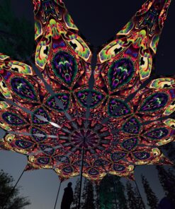Fungal Rift - FR-PT02 - 12 UV-Petals Psychedelic Canopy - 3D-Preview