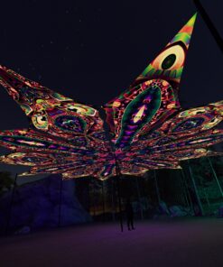 Fungal Rift - FR-PT02 and FR-PT03 - 12 UV-Petals Psychedelic Canopy - 3D-Preview