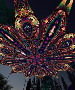 Fungal Rift - FR-PT02 and FR-PT03 - 12 UV-Petals Psychedelic Canopy - 3D-Preview