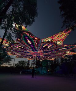 Fungal Rift - FR-PT03 and FR-PT01 - 12 UV-Petals Psychedelic Canopy - 3D-Preview