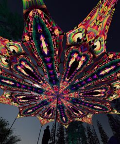Fungal Rift - FR-PT03 and FR-PT01 - 12 UV-Petals Psychedelic Canopy - 3D-Preview