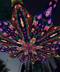 Fungal Rift - FR-PT03 and FR-PT04 - 12 UV-Petals Psychedelic Canopy - 3D-Preview