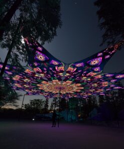 Fungal Rift - FR-PT04 - 12 UV-Petals Psychedelic Canopy - 3D-Preview