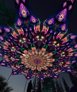 Fungal Rift - FR-PT04 - 12 UV-Petals Psychedelic Canopy - 3D-Preview