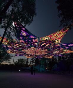 Fungal Rift - FR-PT04 and FR-PT01 - 12 UV-Petals Psychedelic Canopy - 3D-Preview
