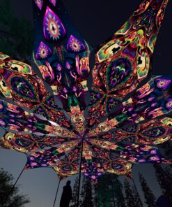 Fungal Rift - FR-PT04 and FR-PT02 - 12 UV-Petals Psychedelic Canopy - 3D-Preview