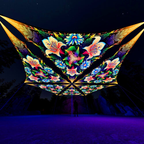 Wings of Harmony Drop - 6 Triangles Set - Lilies - 3D Render Preview