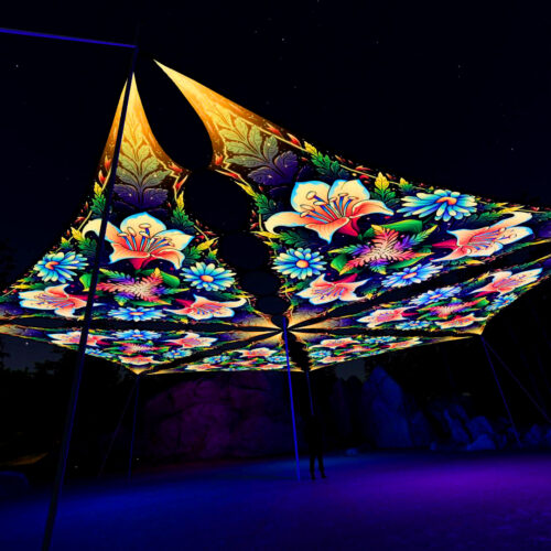 Wings of Harmony Drop - 6 Triangles Set - Lilies - 3D Render Preview